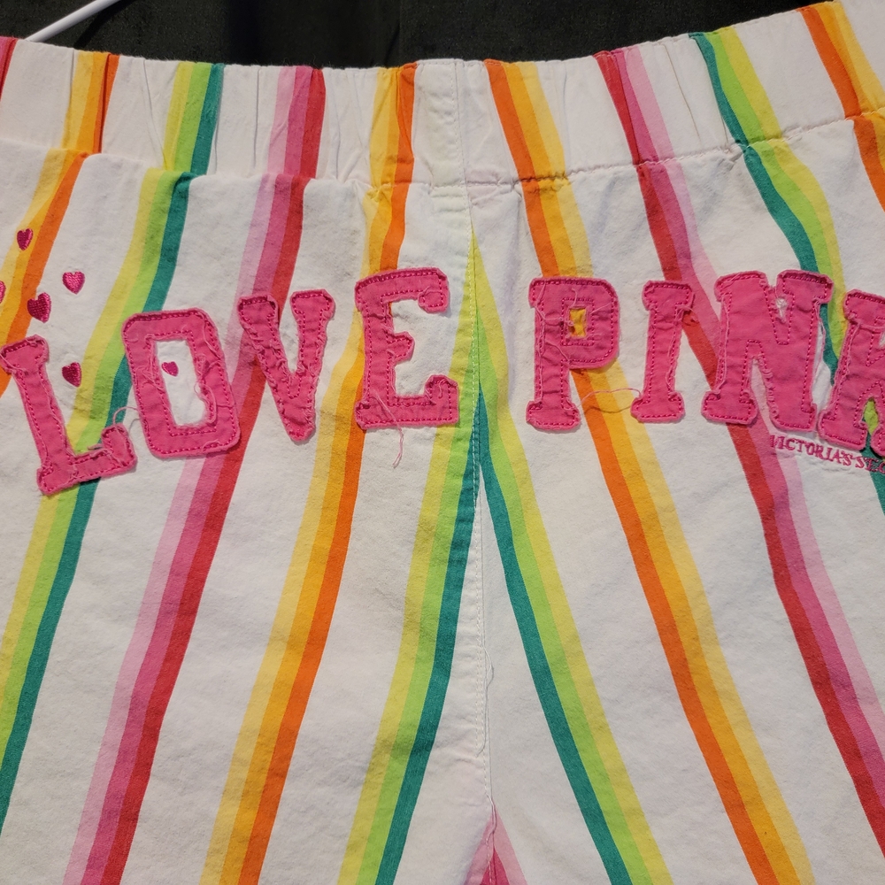 PINK Victoria's Secret Striped Kids Bottoms